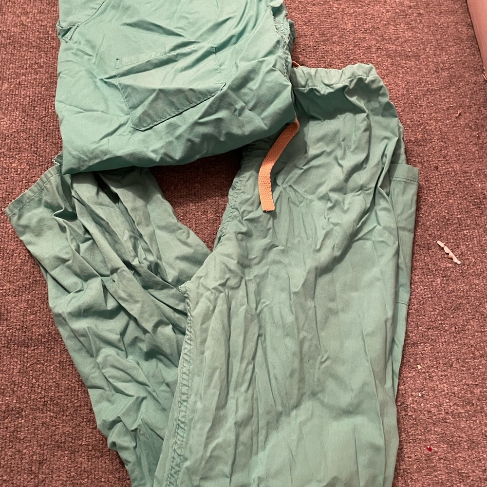 Teal Scrub Set - Picture 2 of 2